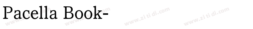 Pacella Book字体转换